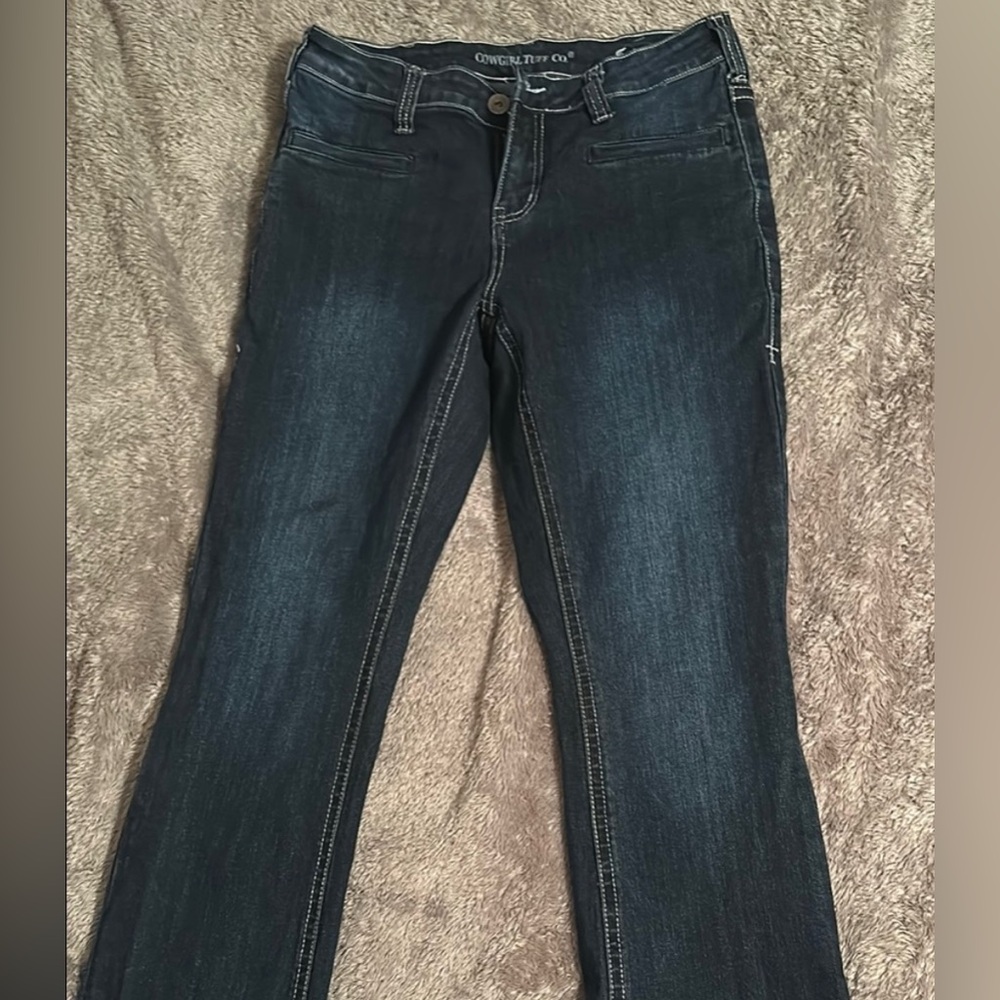 Cowgirl Tuff Indigo Night Dark Wash Natural Waist Women's Jeans